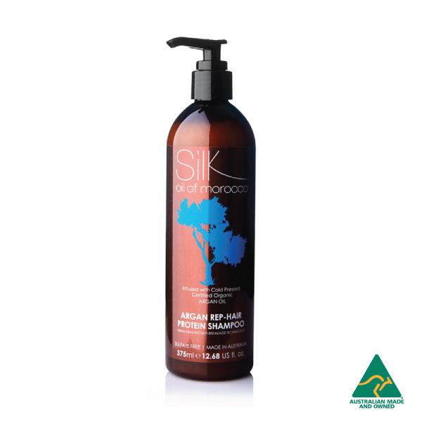 Silk Oil of Morocco shampoo 375ml Silk Oil Of Morocco Argan REP-Hair Protein Shampoo