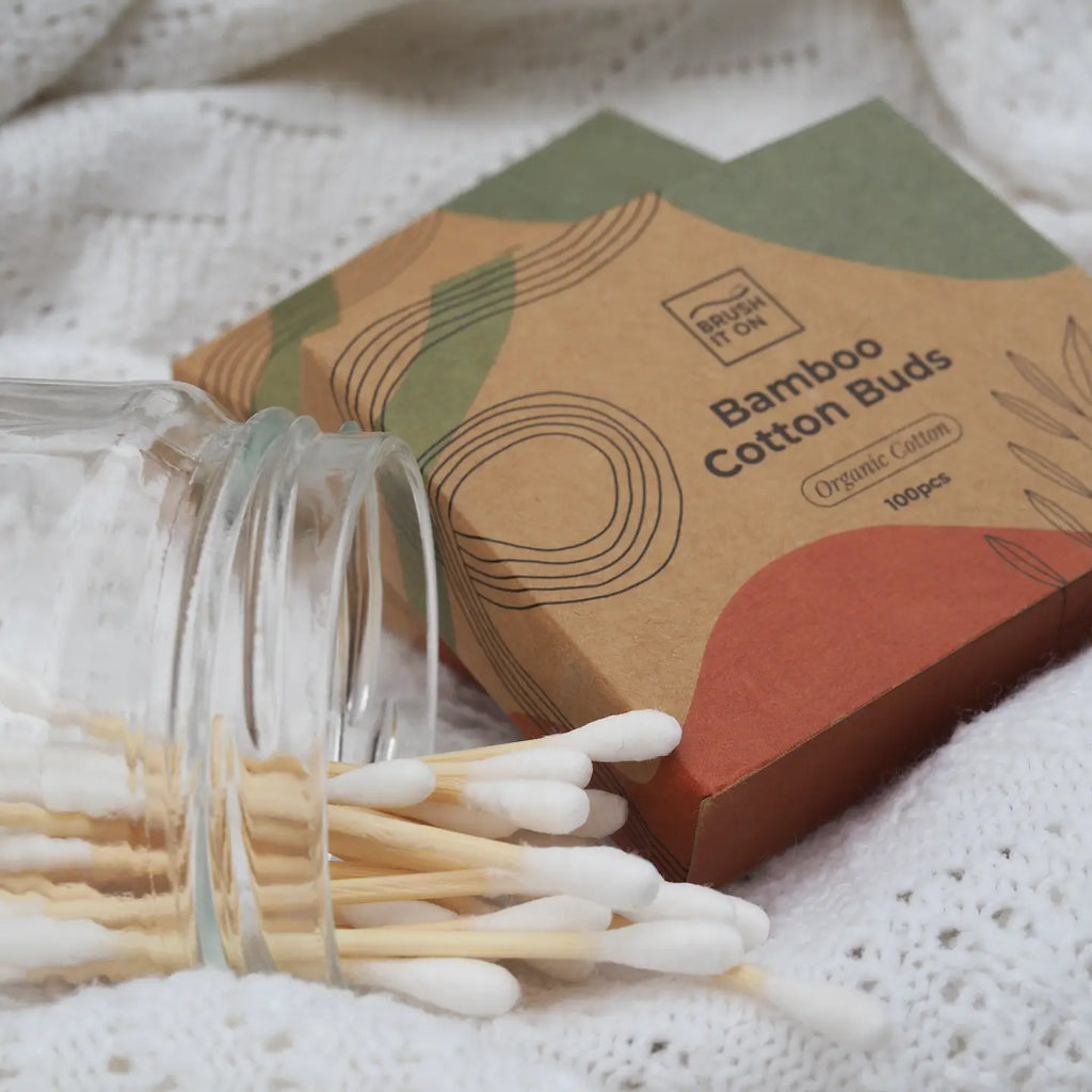 Brush It On Bamboo Cotton Buds: 100 Pack