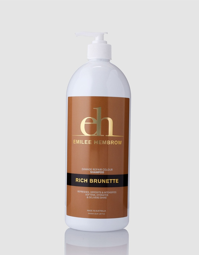 Emilee Hembrow rich brunette damage repair colour shampoo