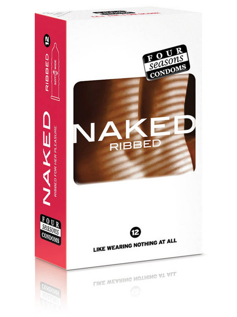 four-seasons-12s-naked-ribbed-condoms