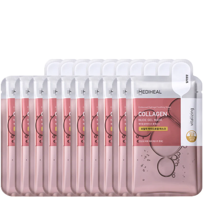 Mediheal Collagen Nude Gel Mask - 10 Pack