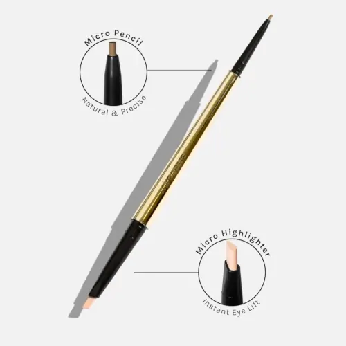 Mirenesse All Day Micro Brow Pencil + Highlight Definer Crayon