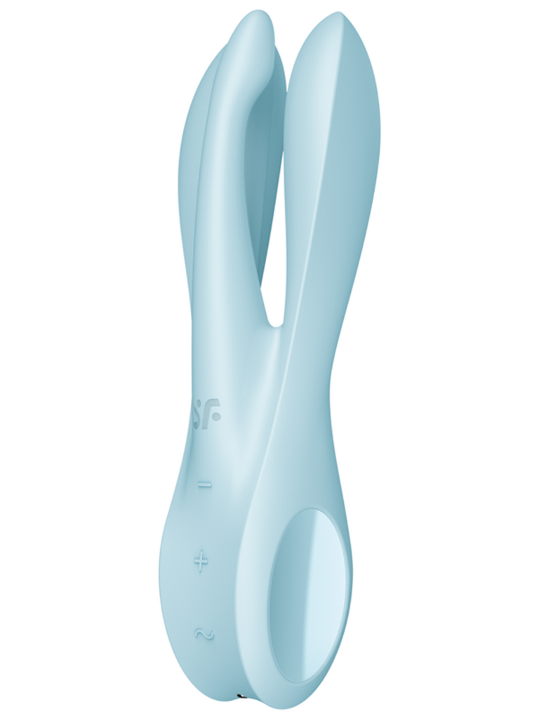 satisfyer-threesome-1-vibrator-online-australia-light-blue