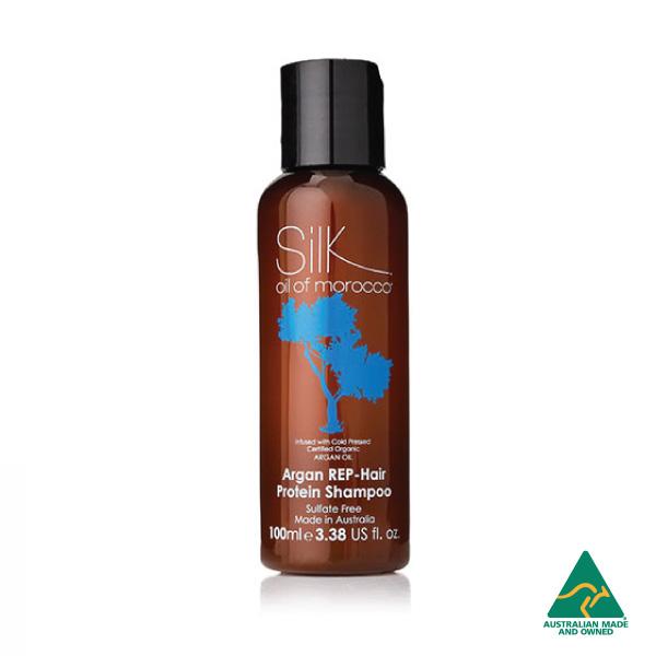 Silk Oil of Morocco shampoo 100ml Silk Oil Of Morocco Argan REP-Hair Protein Shampoo